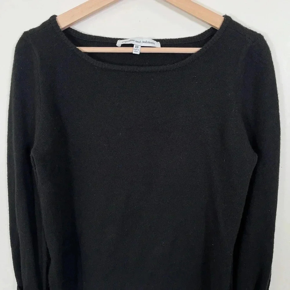 Cupcakes  And Cashmere Bowtie Sleeves Sweater - Picture 2 of 11